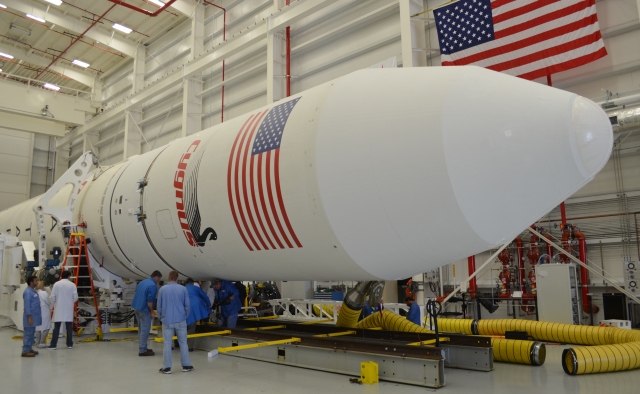 Cygnus Prior to Roll Out
