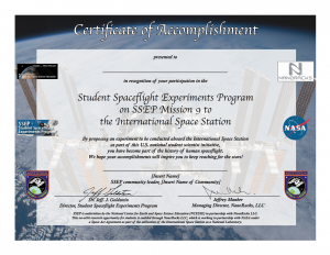 Certs SSEP M9 StntTemplate